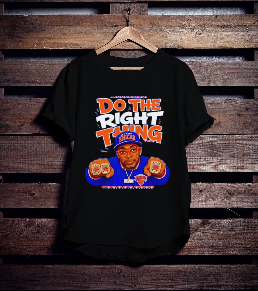 Do The Right Thing New York Knicks Rings 1970 1973 T-Shirt
