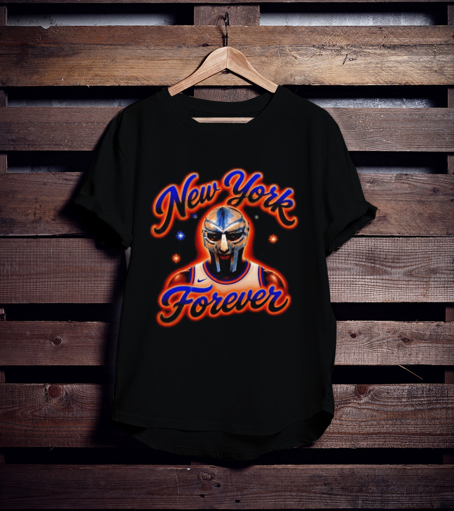 New York Knicks MF DOOM Mask Forever T-Shirt