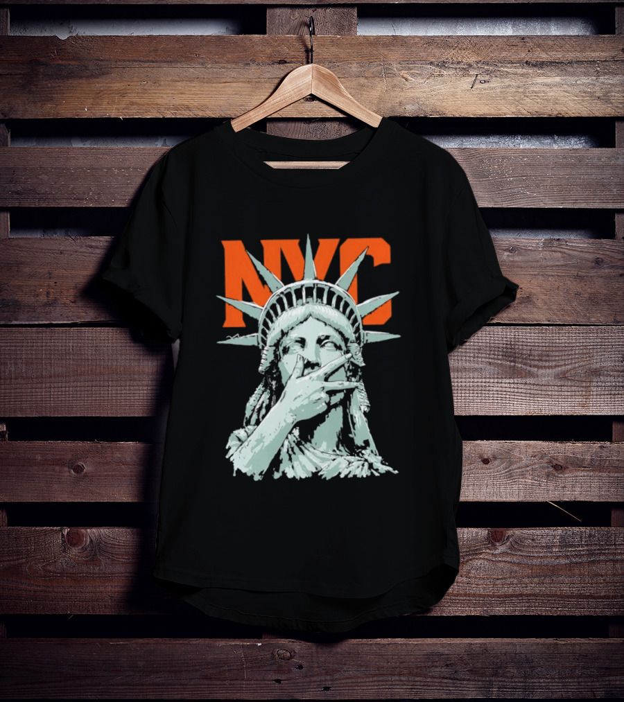 NYC Statue Of Liberty Meme 2026 World Champs T-Shirt