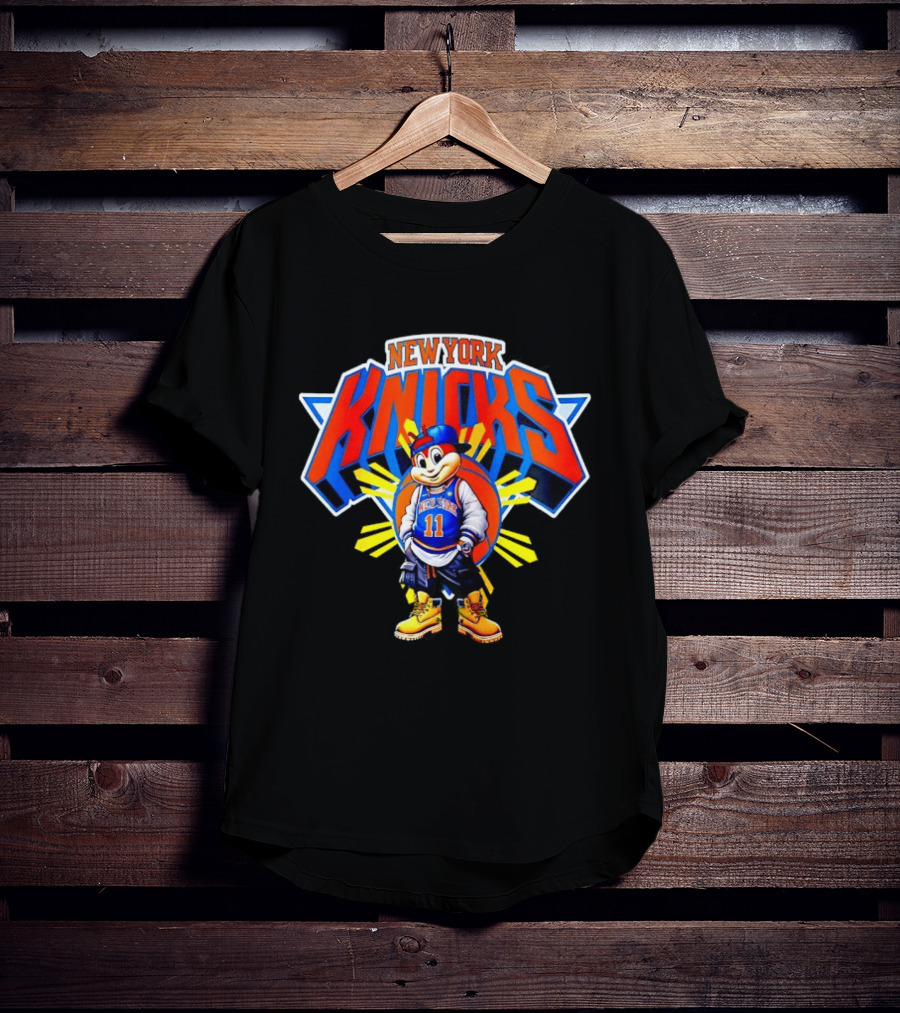 New York Knicks Jollibee Jalen Brunson Basketball Collaboration T-Shirt