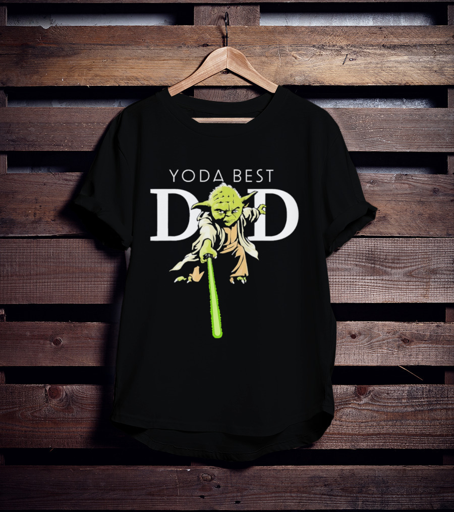 Star Wars Yoda Best Dad Jedi Master Father's Day T-Shirt