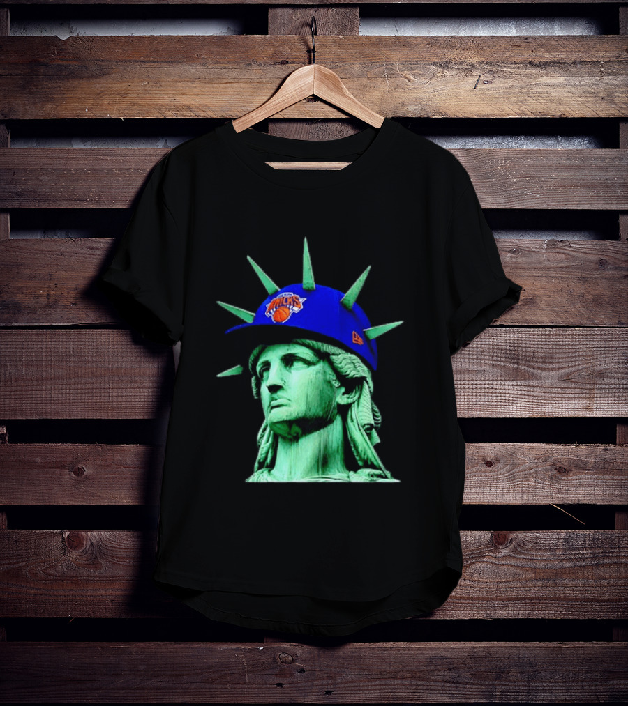 Statue Of Liberty New York Knicks Hat T-Shirt