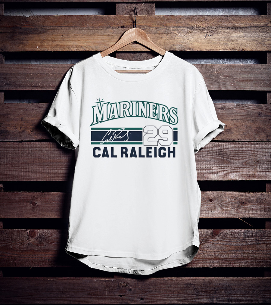 Seattle Mariners Mariners 29 Cal Raleigh T-Shirt