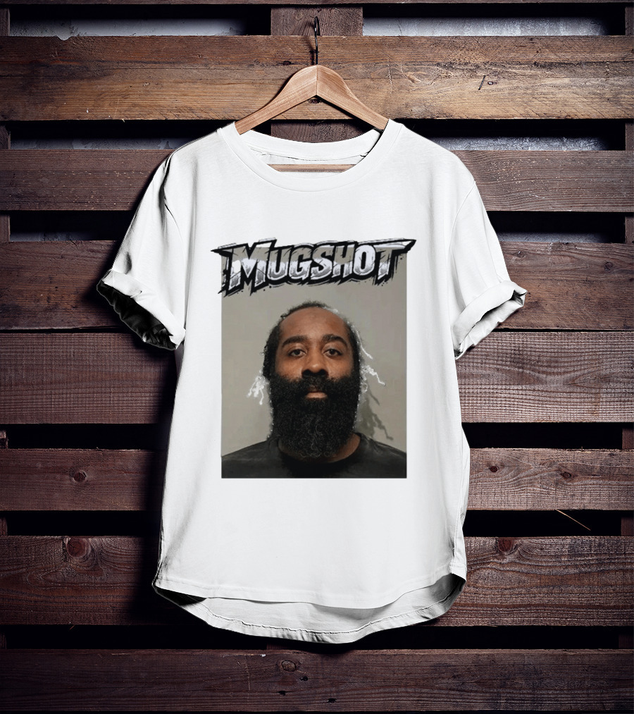 James Harden Shot Graphic Black And White T-Shirt