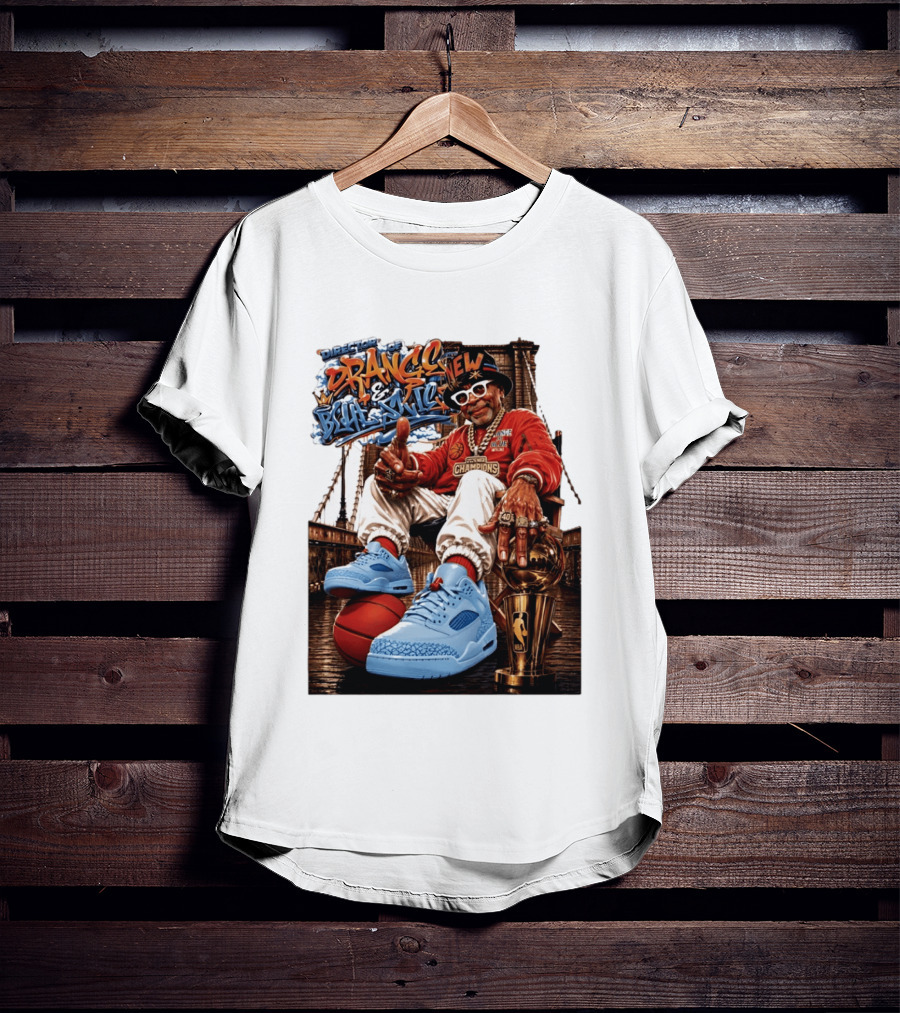 Director Orange And Blue New Champions NBA Basketball T-Shirt