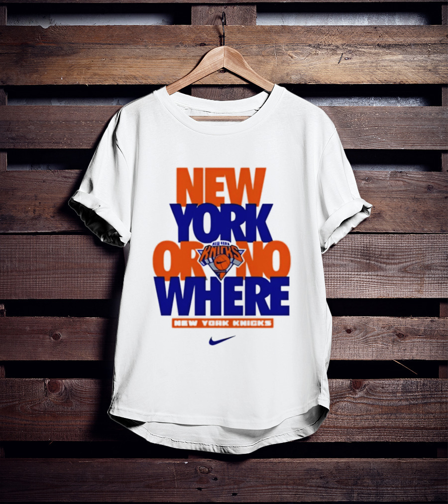 New York Or Nowhere New York Knicks 2026 AJ1 T-Shirt