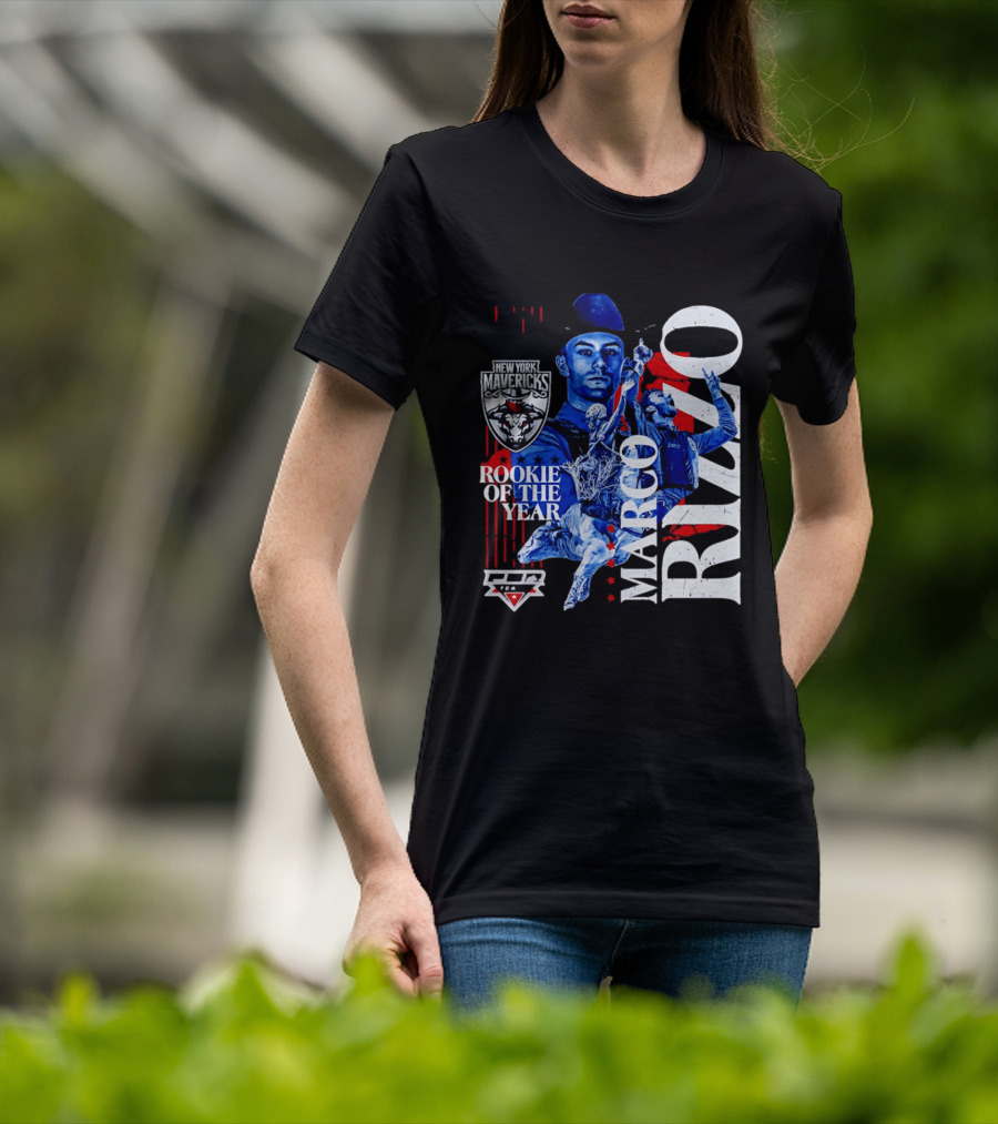 Marco Rizzo New York Mavericks PBR 2026 Rookie Of The Year T-Shirt