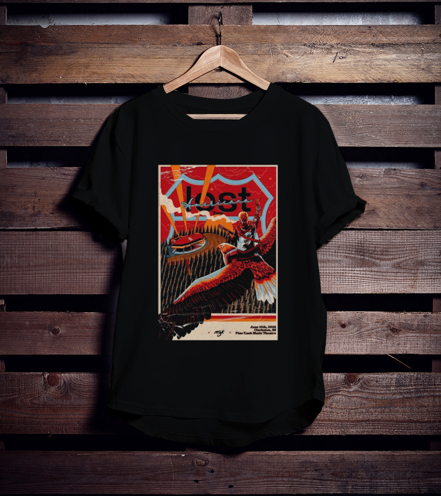MCK Lost Americana Tour June 16 2026 Clarkston MI Pine Knob Music Theatre T-Shirt