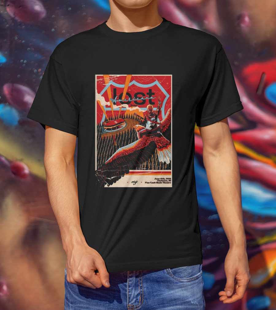 MCK Lost Americana Tour June 16 2026 Clarkston MI Pine Knob Music Theatre T-Shirt