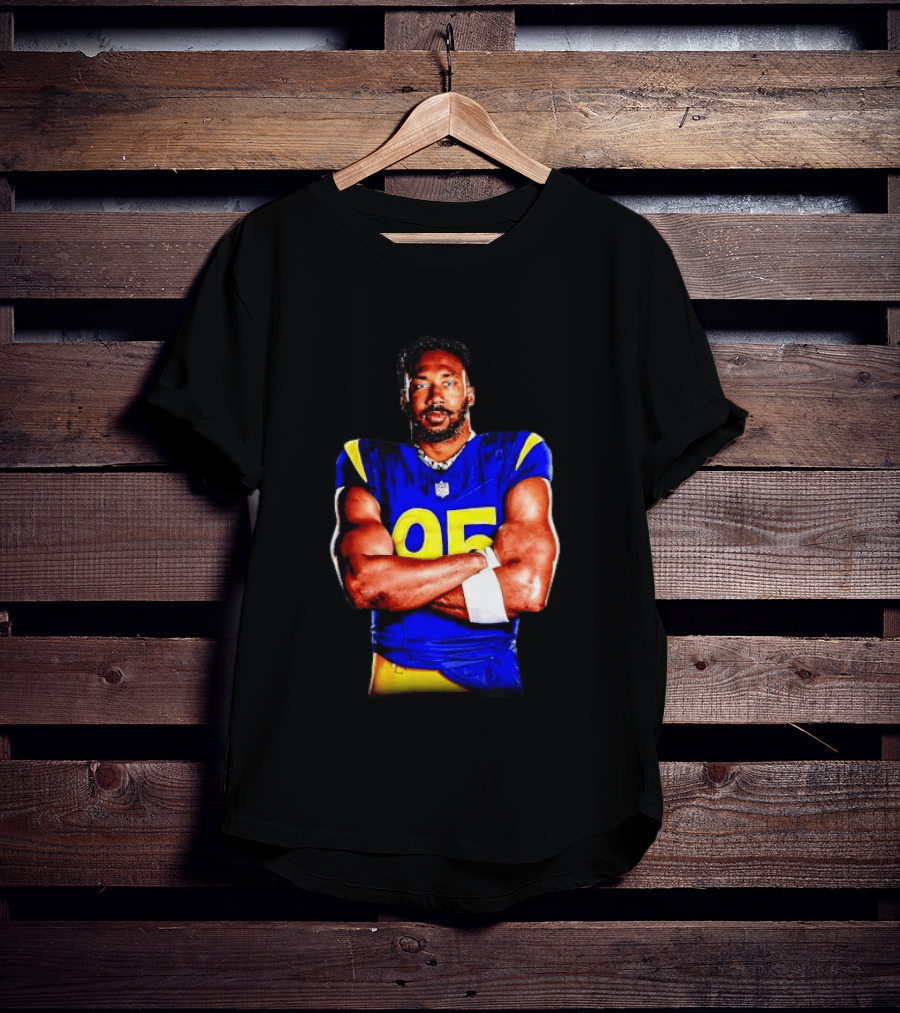 Myles Garrett 95 Los Angeles Rams Football Sports Fan T-Shirt
