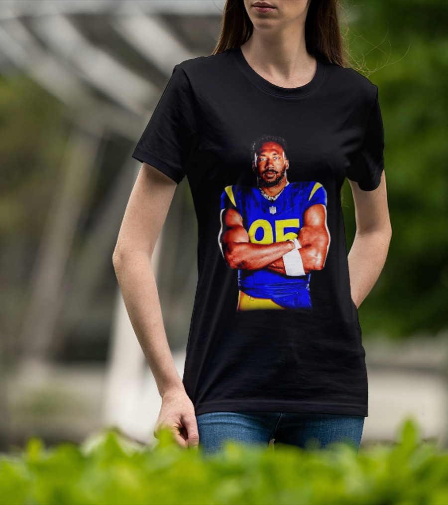 Myles Garrett 95 Los Angeles Rams Football Sports Fan T-Shirt