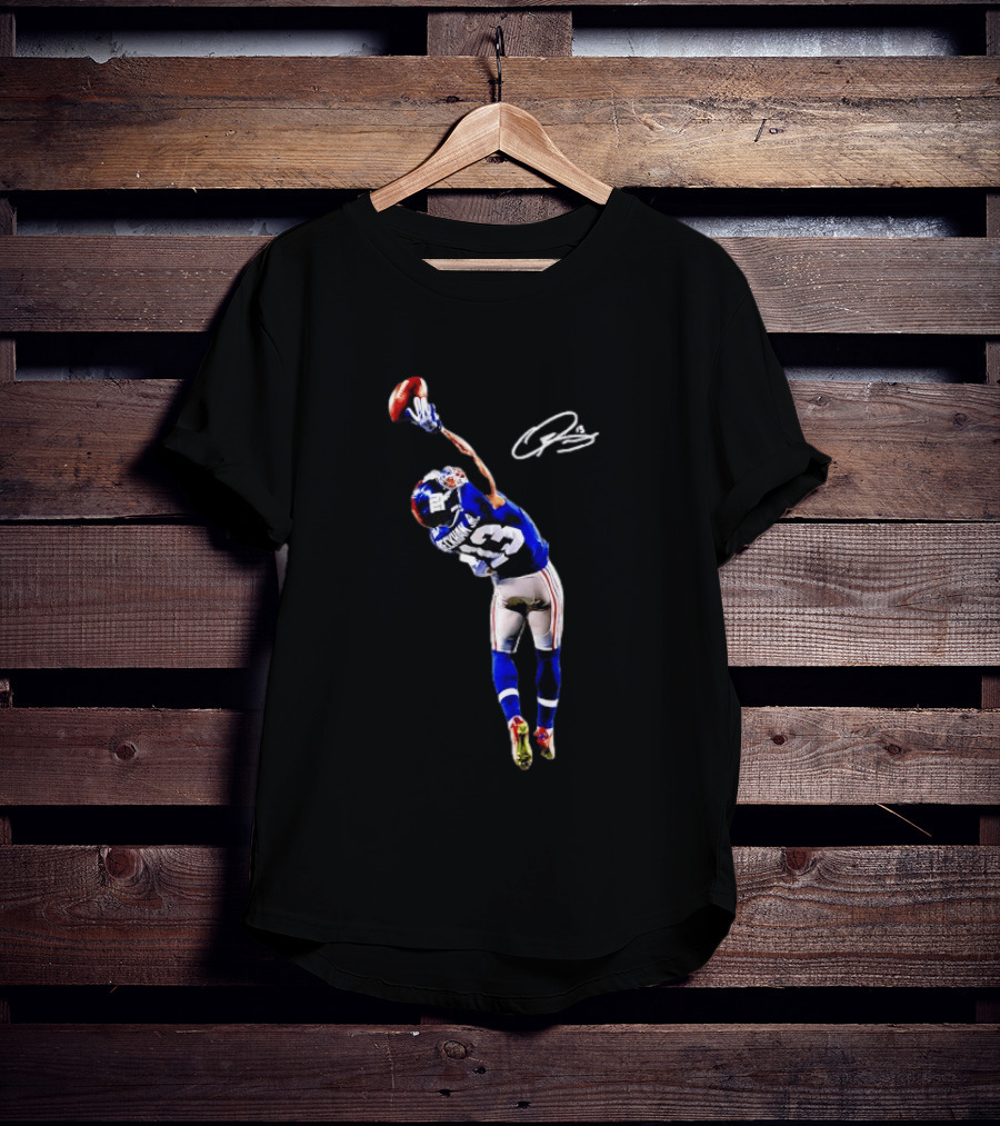 Odell Beckham Jr. Iconic One Handed Catch New York Giants 13 T-Shirt