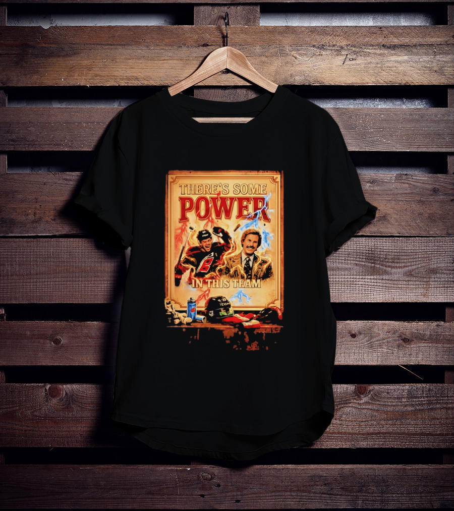 There's Some Power In This Team Carolina Hurricanes Logan Stankoven T-Shirt