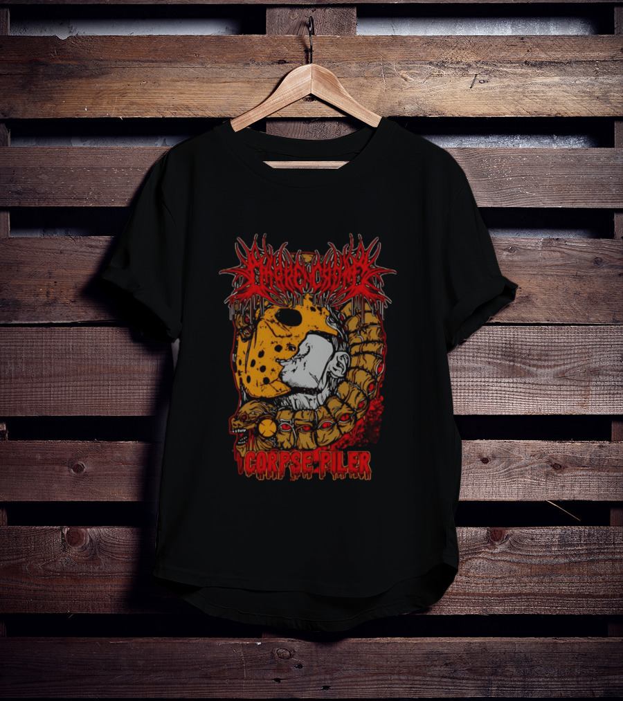 Darren Crowe Corpse Piler Skull And Serpents Hell T-Shirt
