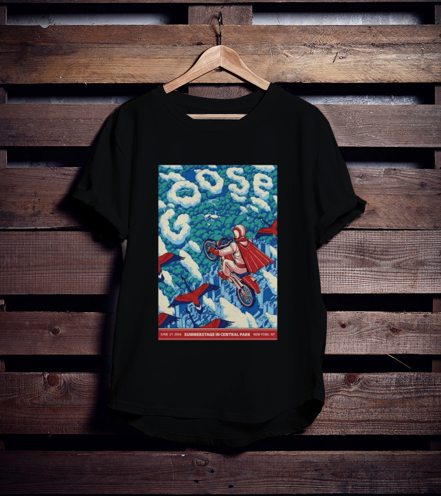 Goose Summerstage Central Park June 21 2026 New York NY T-Shirt