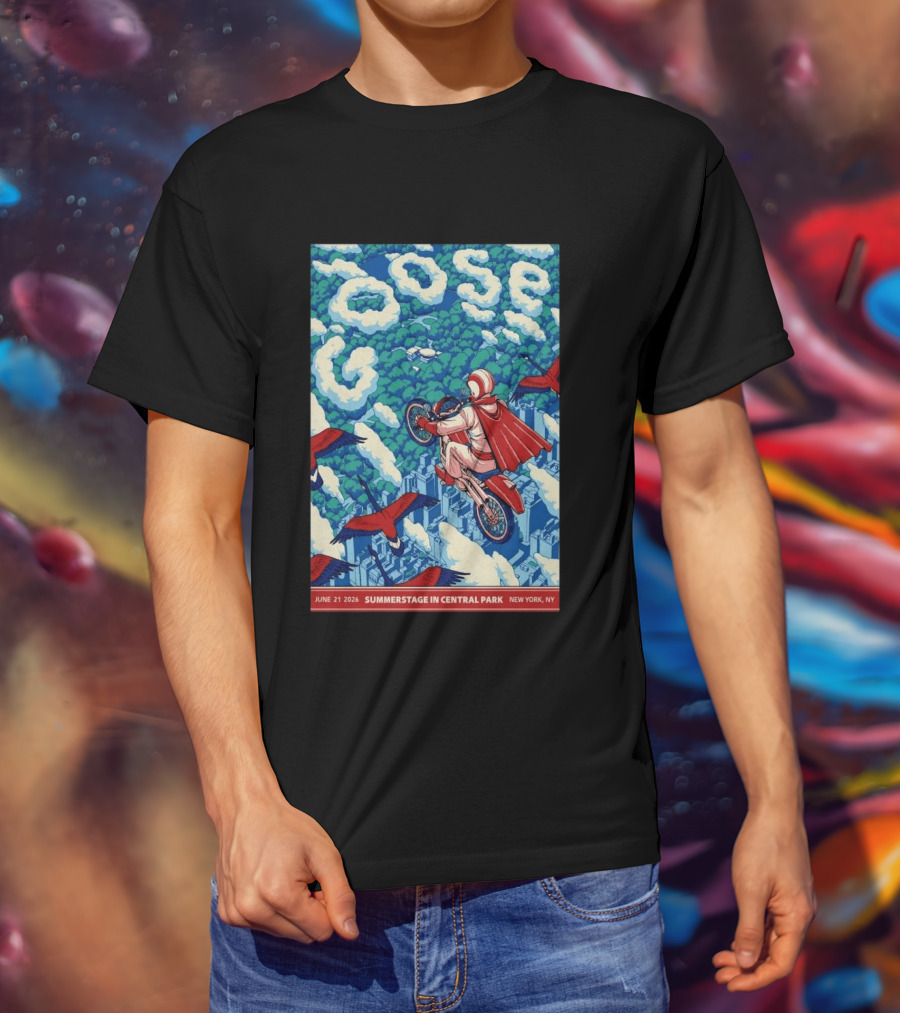 Goose Summerstage Central Park June 21 2026 New York NY T-Shirt