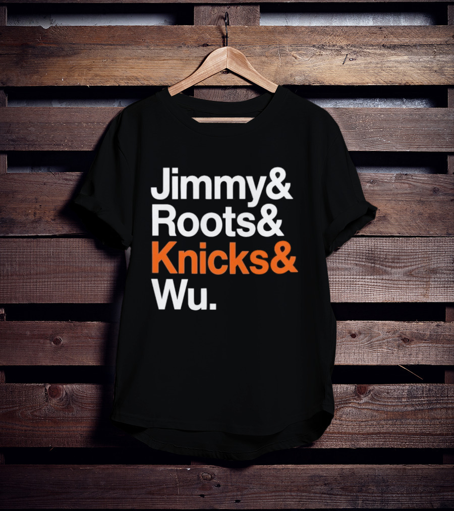 Jimmy And Roots And Knicks And Wu Basketball T-Shirt