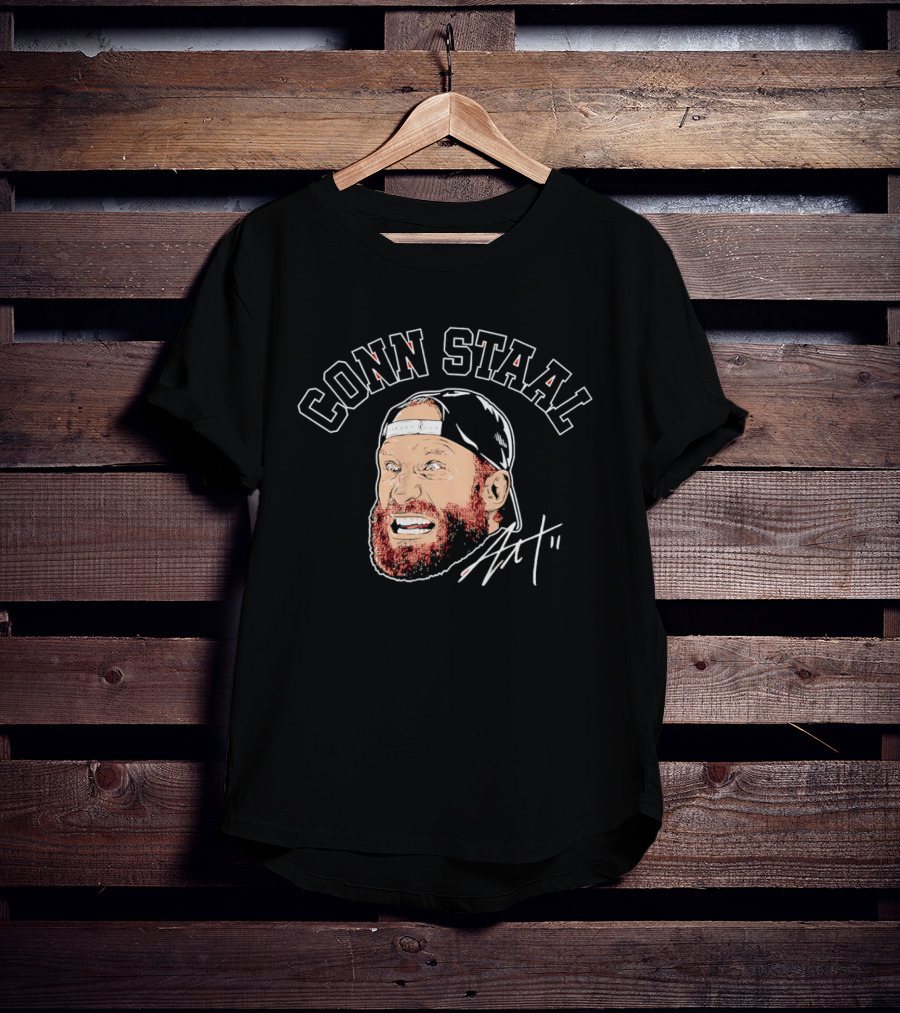 Jordan Staal Carolina Hurricanes Conn Staal Face T-Shirt