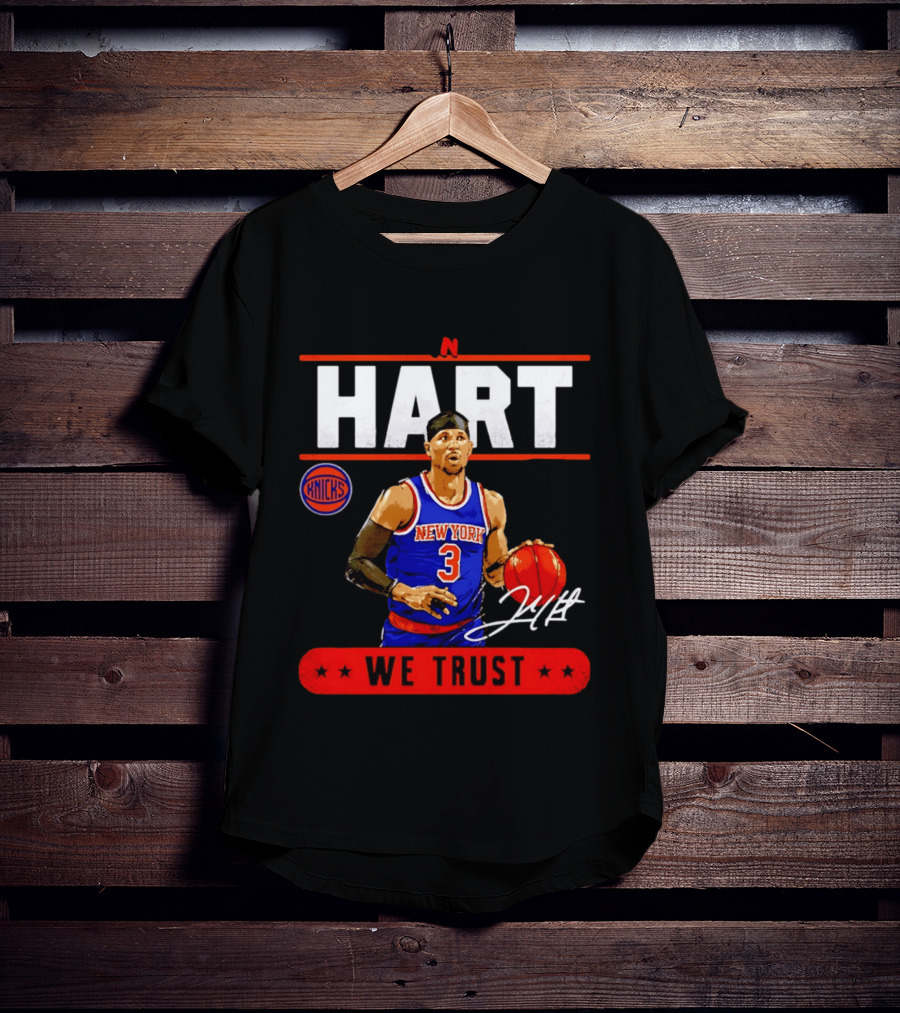 New York Knicks Josh Hart In Hart We Trust Basketball Player T-Shirt