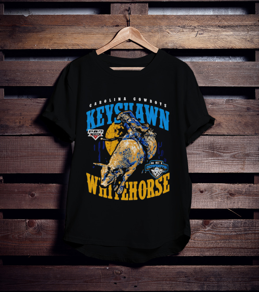 Carolina Cowboys Keyshawn Whitehorse PBR Bull Riding T-Shirt