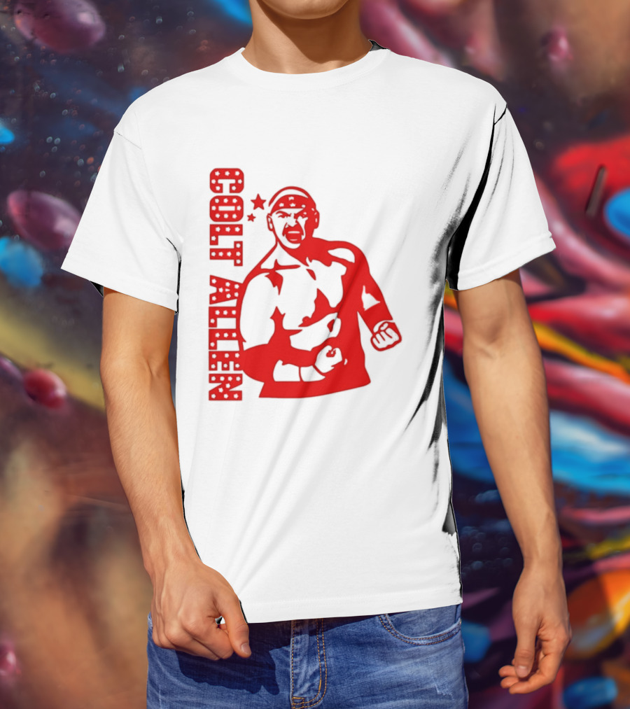 Bald Eagle Colt Allen Red Bold Star Striker T-Shirt