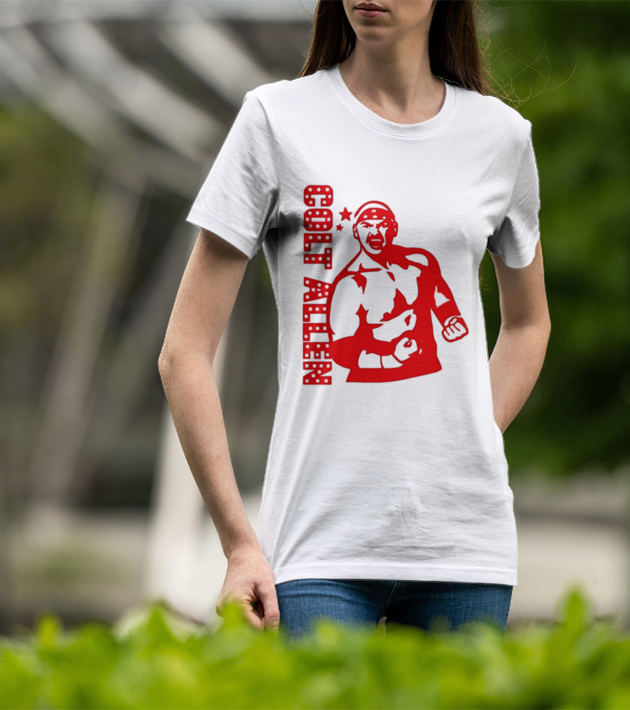 Bald Eagle Colt Allen Red Bold Star Striker T-Shirt