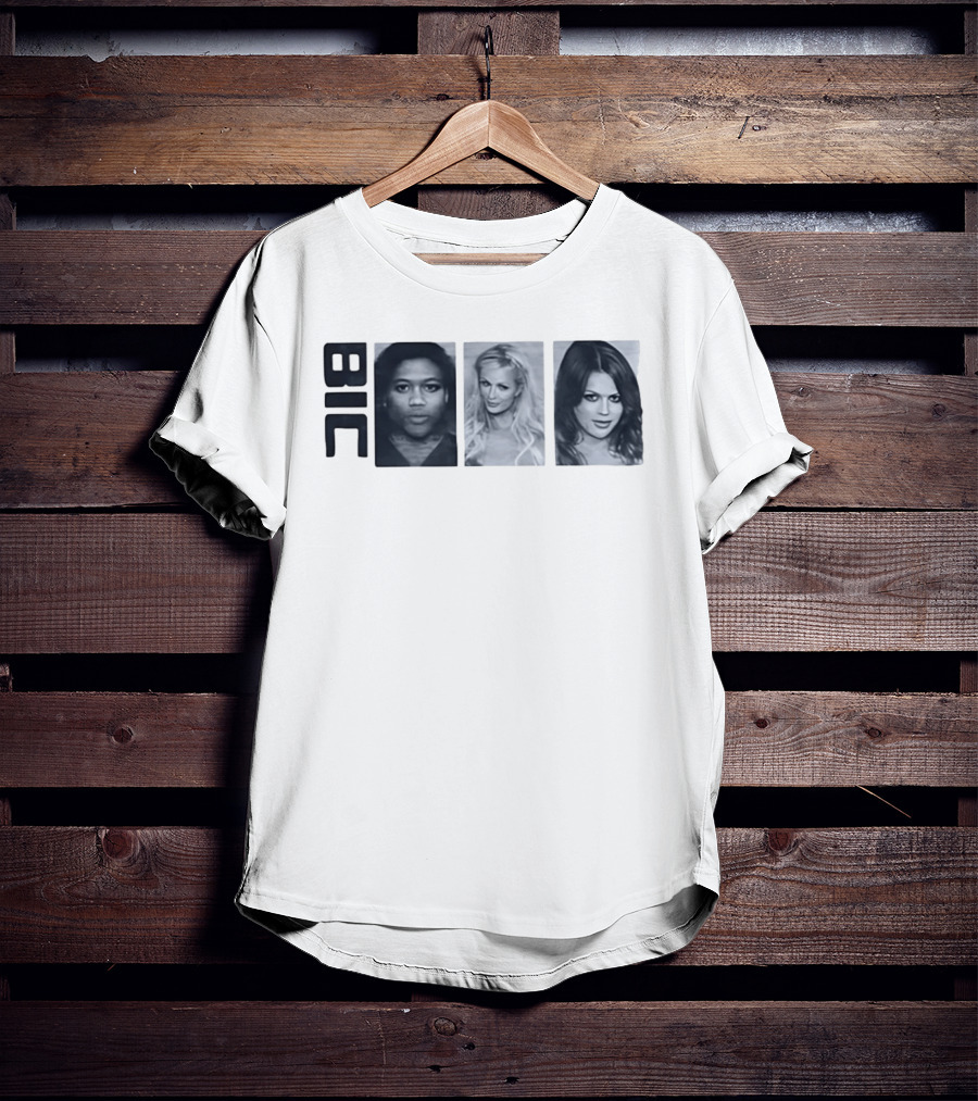 Bic Nicki Minaj Paris Hilton Britney Spears Trio Shots T-Shirt