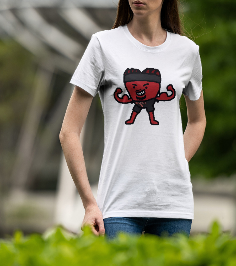 Josh Hart New York Knicks Heart NBA Paint T-Shirt