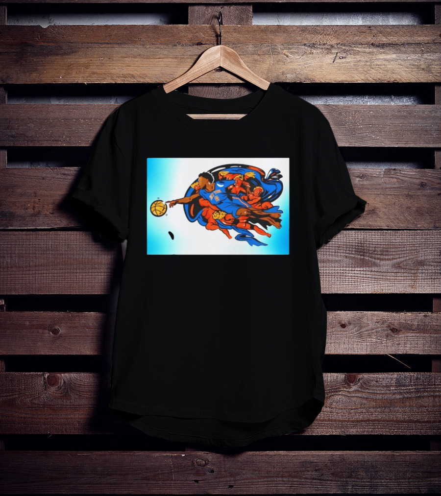 OG Anunoby New York Knicks Creation Of Adam Basketball T-Shirt