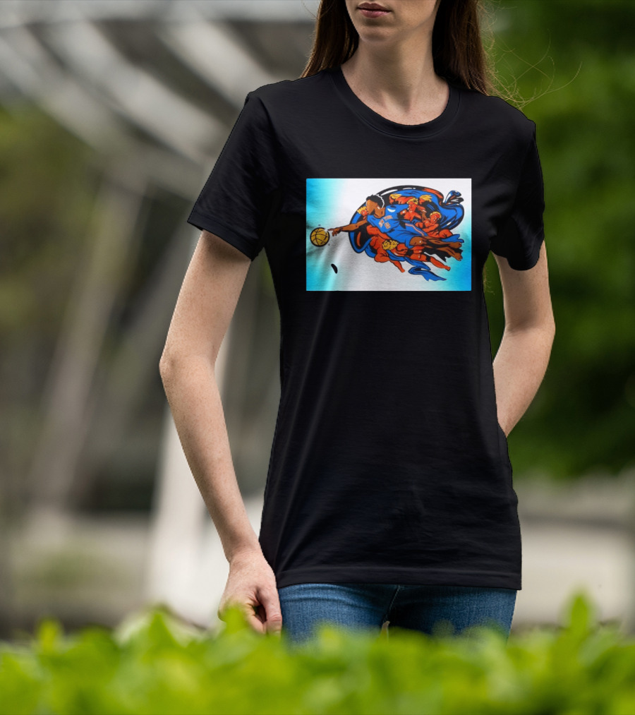 OG Anunoby New York Knicks Creation Of Adam Basketball T-Shirt