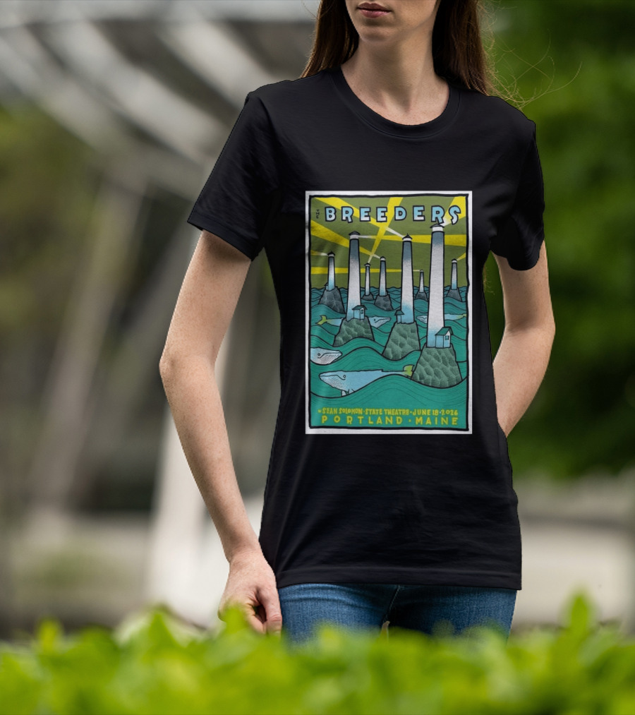 Breeders Sean Solomon State Theatre Portland Maine June 18 2026 T-Shirt