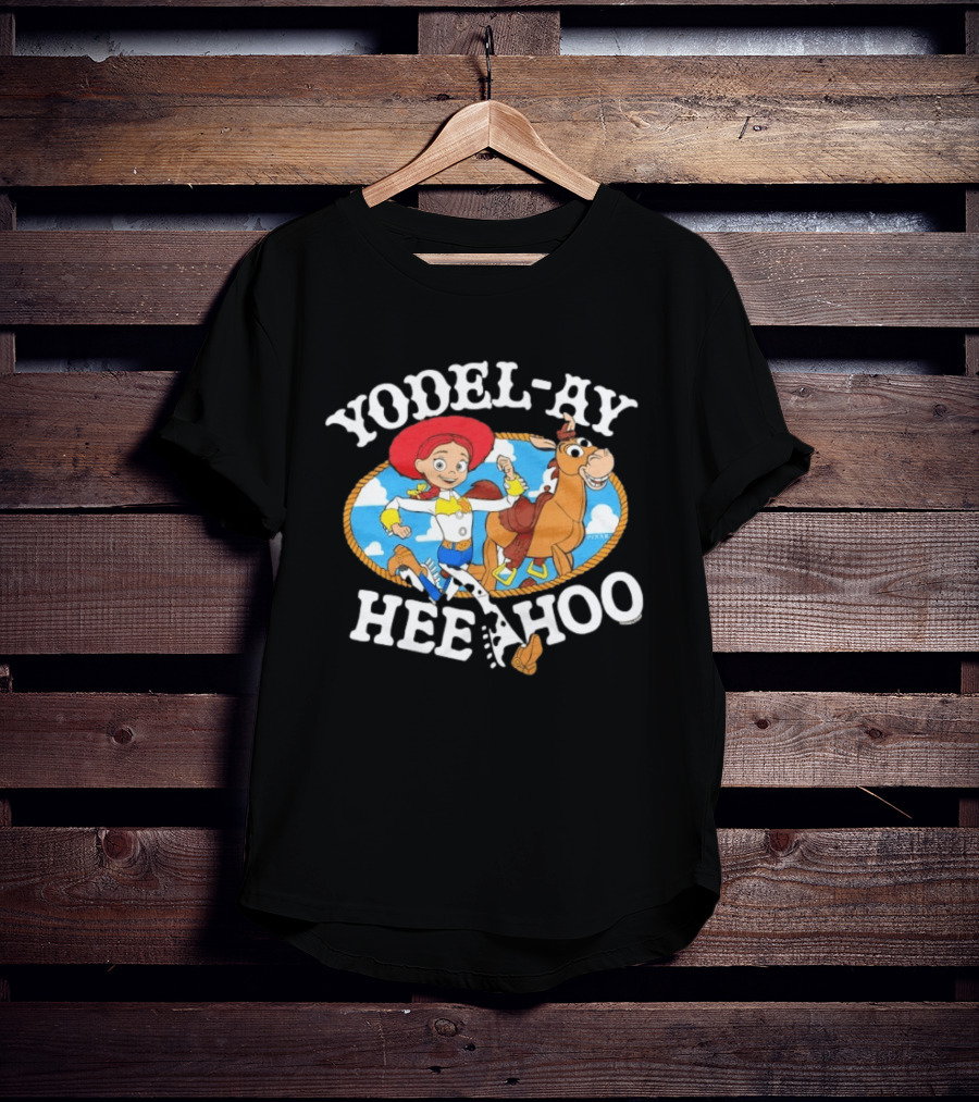 Yodel Ay Hee Hoo Toy Story Jessie And Bullseye Pixar T-Shirt