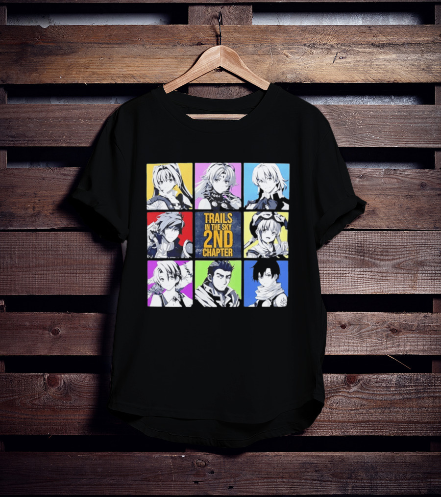 Trails In The Sky 2nd Chapter Main Cast Character Grid T-Shirt