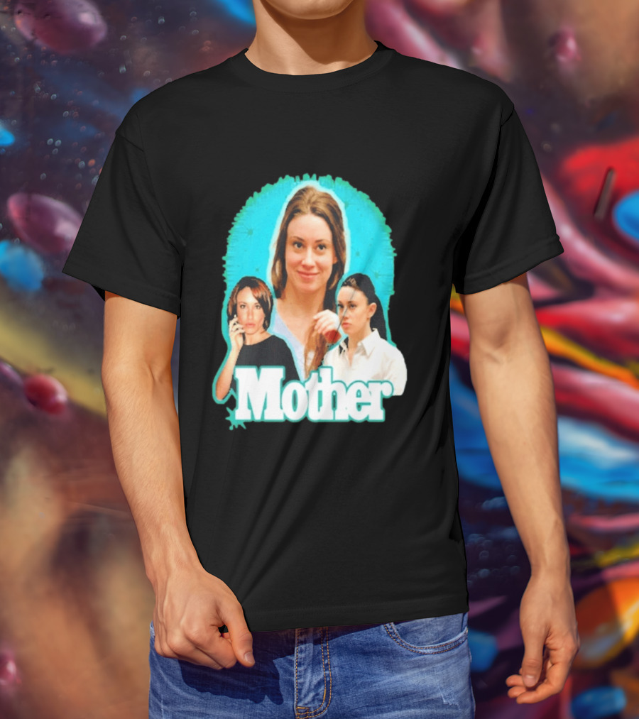 Casey Anthony Mother Colorful Collage T-Shirt