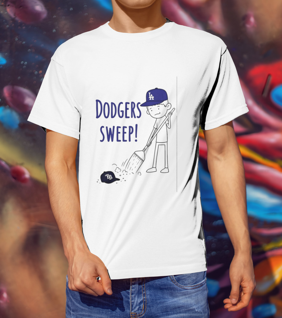 Los Angeles Dodgers Sweep Victory Over Tampa Bay Rays T-Shirt