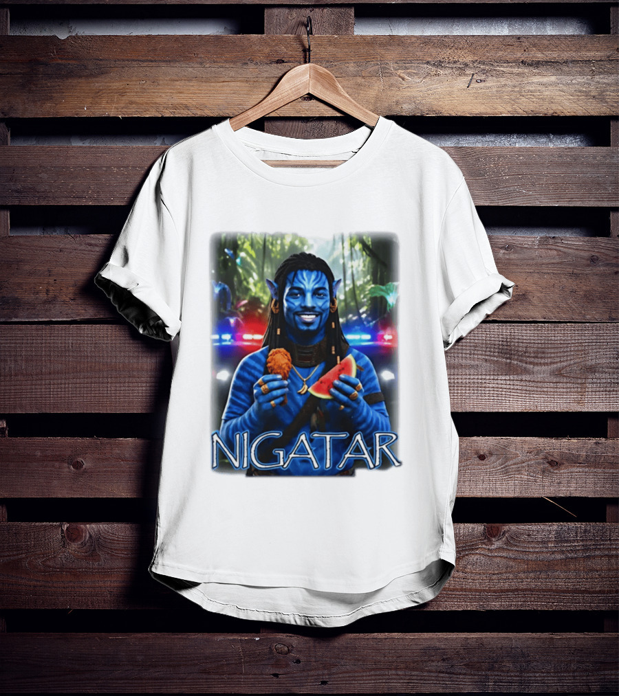 Nigatar Avatar Meme Watermelon And Chicken T-Shirt