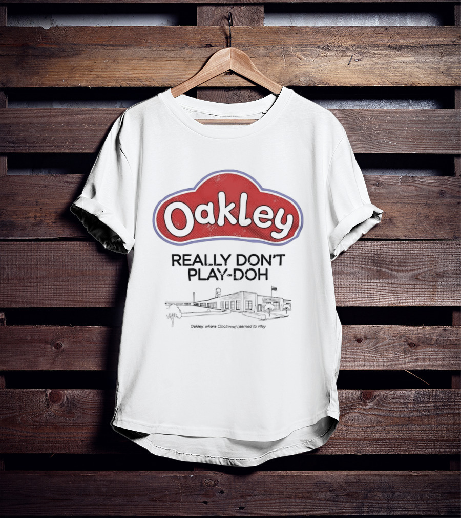 Oakley Really Don't Play Doh Playhouse Building T-Shirt