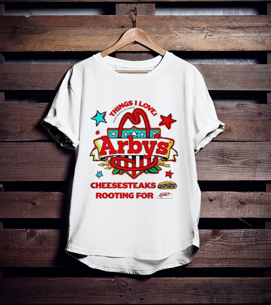 Sammy Smith Arby's Things I Love Cheesesteaks Jr Motorsports Racing Fan T-Shirt