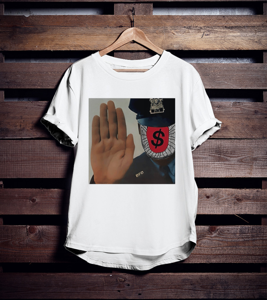 Angel Dust C2tt Album BPD Officer Dollar Symbol Face T-Shirt