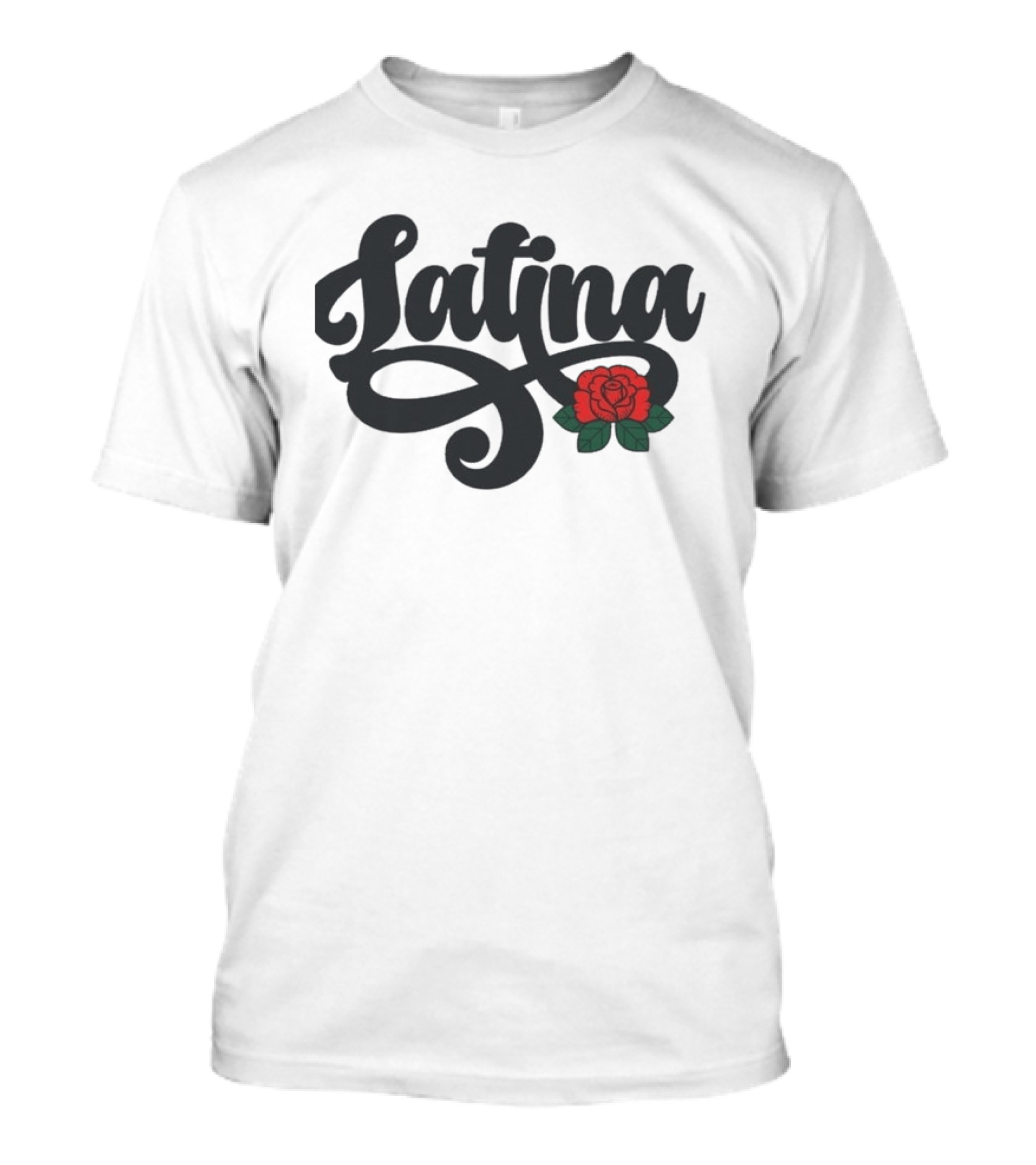 Latina Chingonas Social Club Rose Script T-Shirt