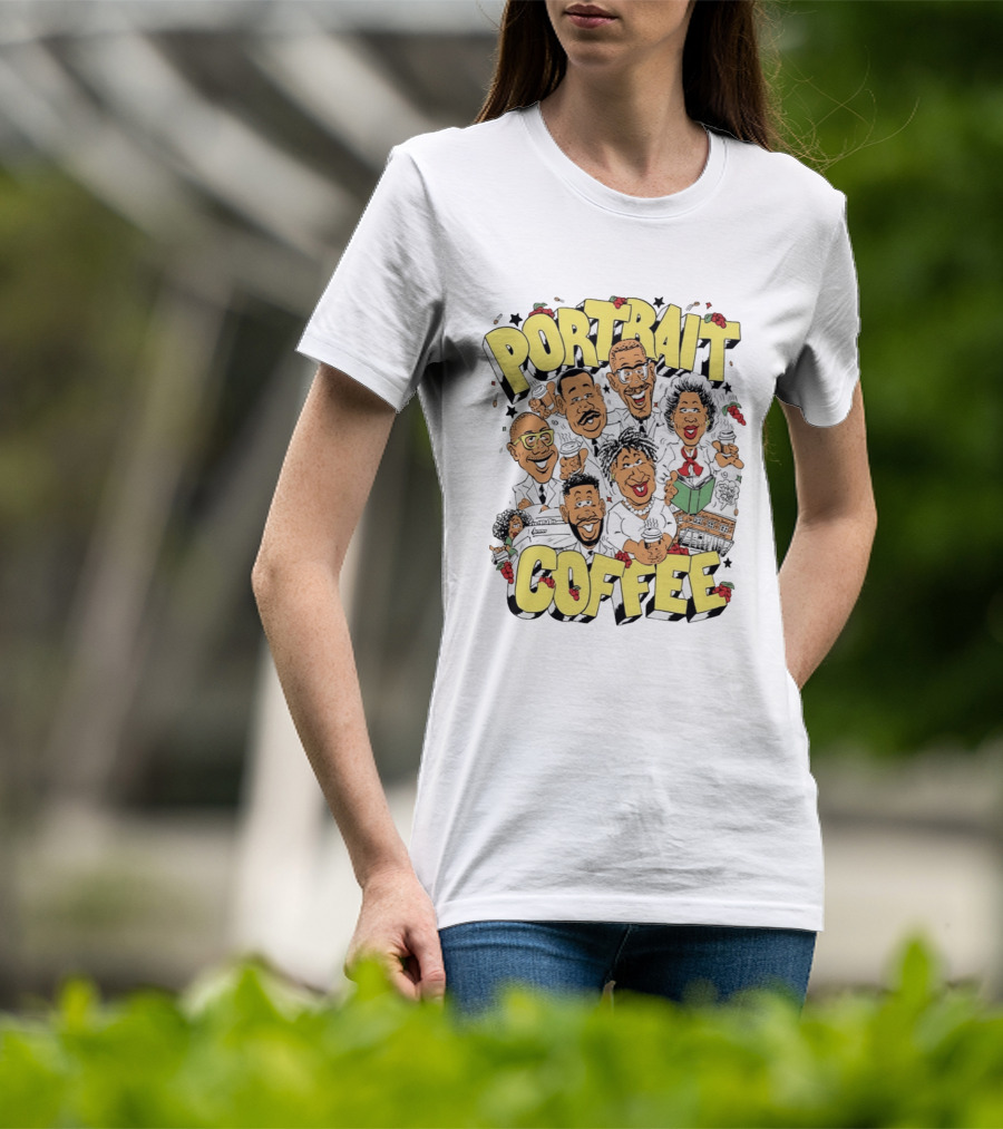 Martin Luther King Jr Civil Rights Leaders Portrait Coffee T-Shirt