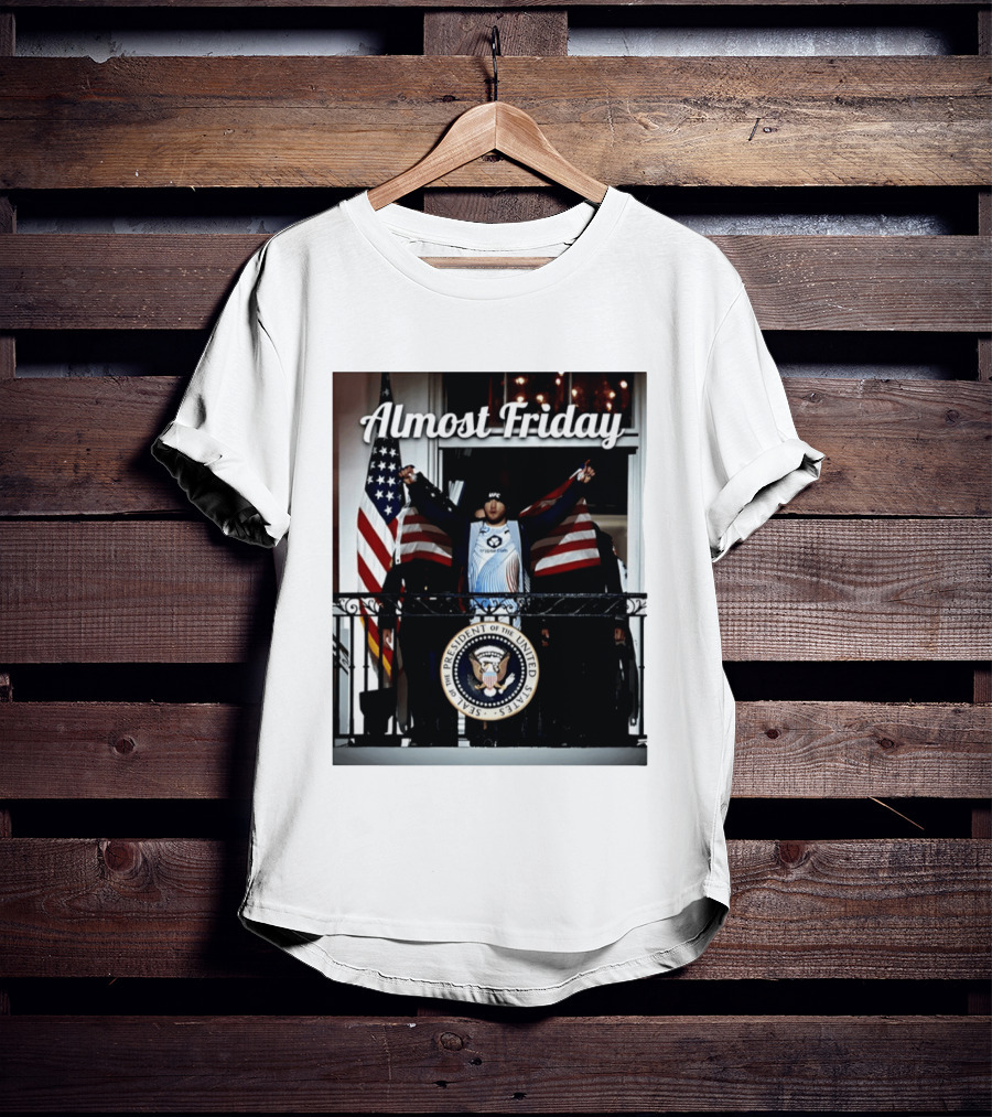 Almost Friday UFC White House Presidential Seal USA Flag T-Shirt