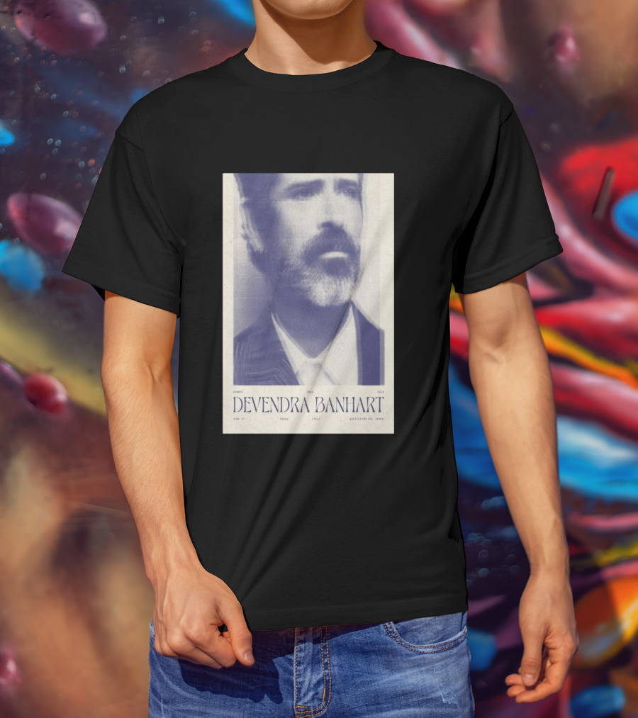 Devendra Banhart Anfiteatro Del Venda Padua Italy June 27 2026 T-Shirt