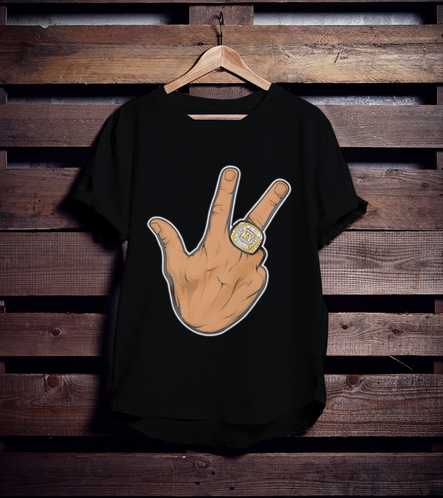 Jalen Brunson New York Knicks 2026 World Champs Ring Gesture T-Shirt