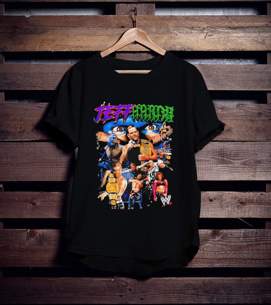 Jeff Hardy WWE Champion Legends Collage T-Shirt