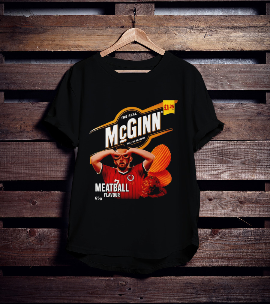 The Real McGinn Full On Flavour Meatball 65g £1.25 T-Shirt