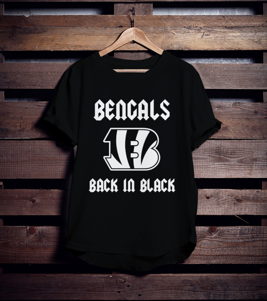 Bengals 13 Back In Black T-Shirt