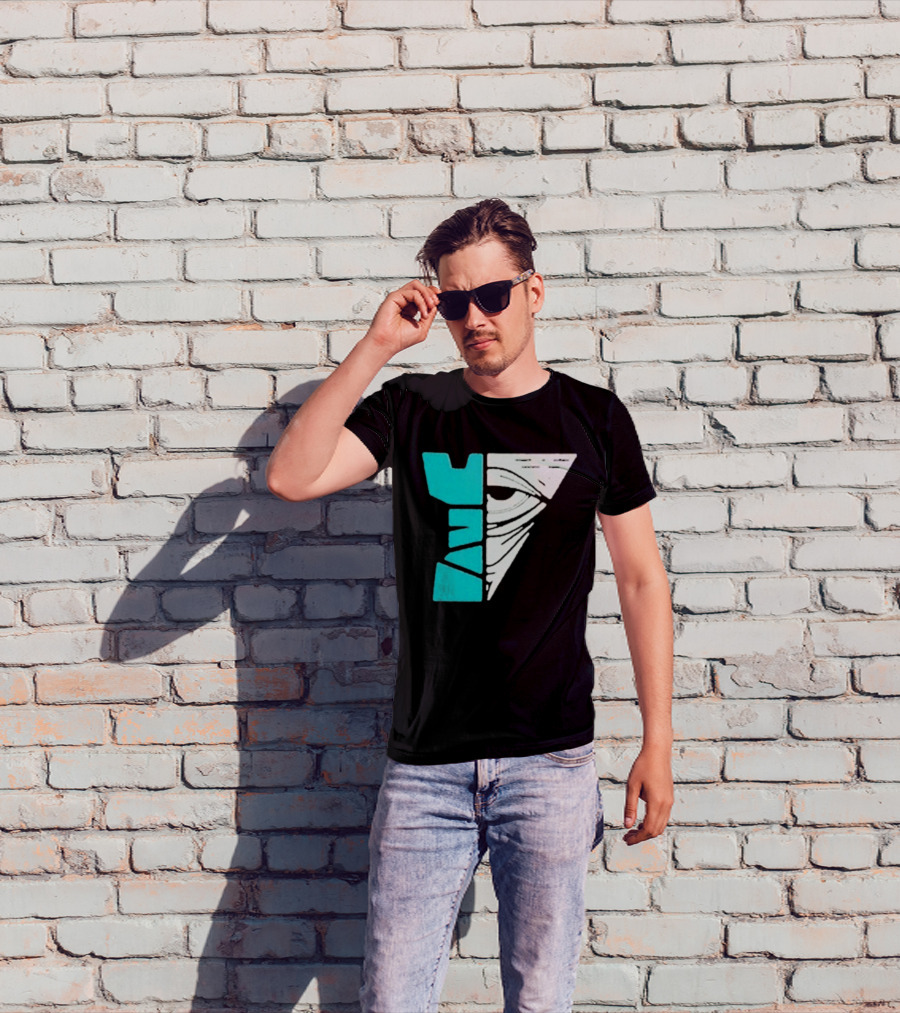 Kastle Group Whitephos X Kastle Face Off Bold Geometric Abstract T-Shirt