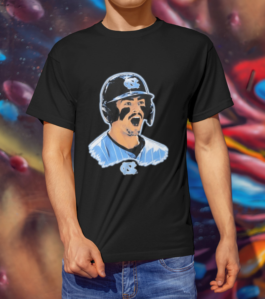Gavin Gallaher University Of North Carolina Tar Heels Baseball Player T-Shirt