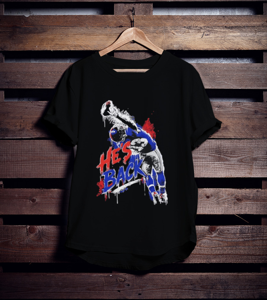 Odell Beckham Jr. He's Back 13 New York Giants Iconic Catch T-Shirt